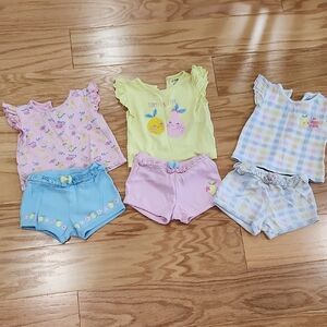Set of 3 Mix and Match Outfits 12-18 Months